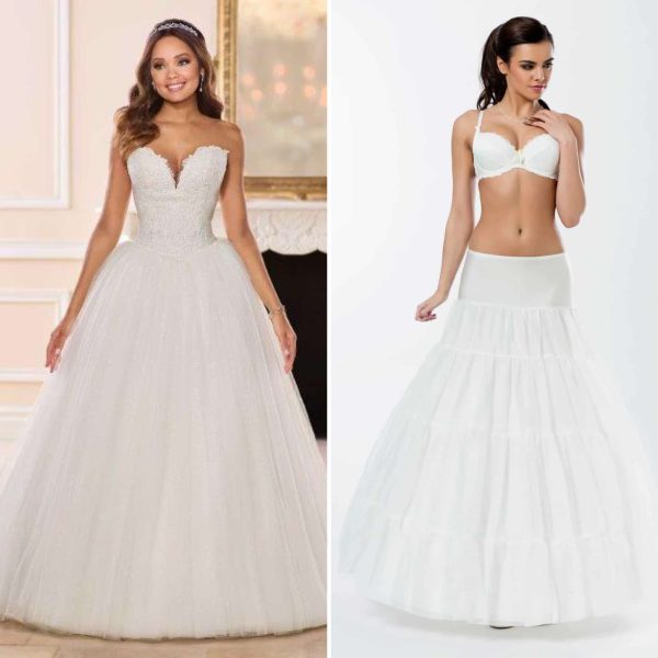 SALE! BP6-320 - elasticated 320cm (126 inch) Ballgown bridal underskirt with three hoops 5 BP6-320 – Elasticated 320cm (126 inch) A-line bridal underskirt with three hoops