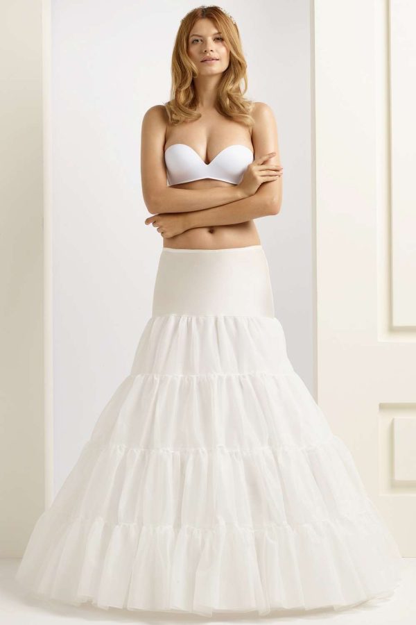 SALE! BP6-320 - elasticated 320cm (126 inch) Ballgown bridal underskirt with three hoops 3 H6-320 BP6-320 full wide ballgown bridal wedding underskirt petticoat (1)