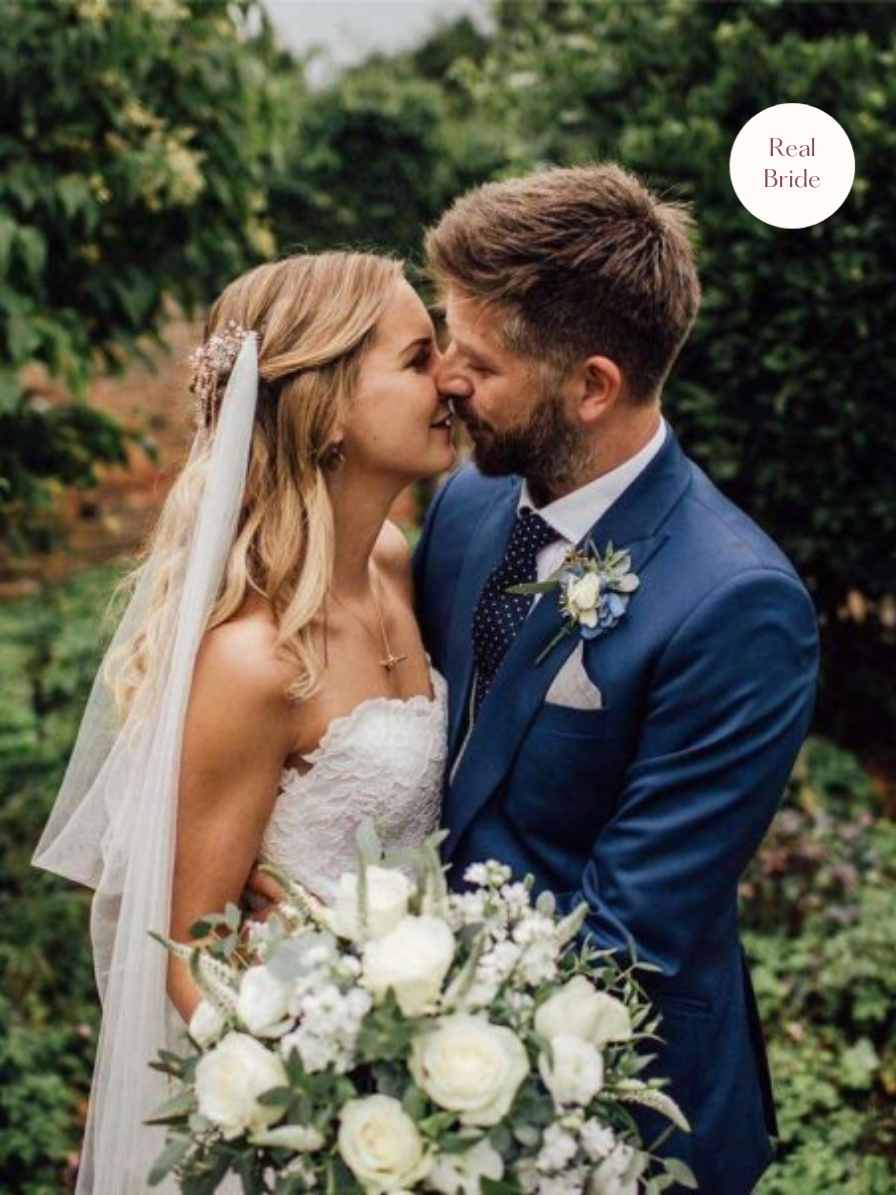 Diana - Elegant Hand Cut Chapel Length Drape Veil in Silk Effect Tulle - Image 4