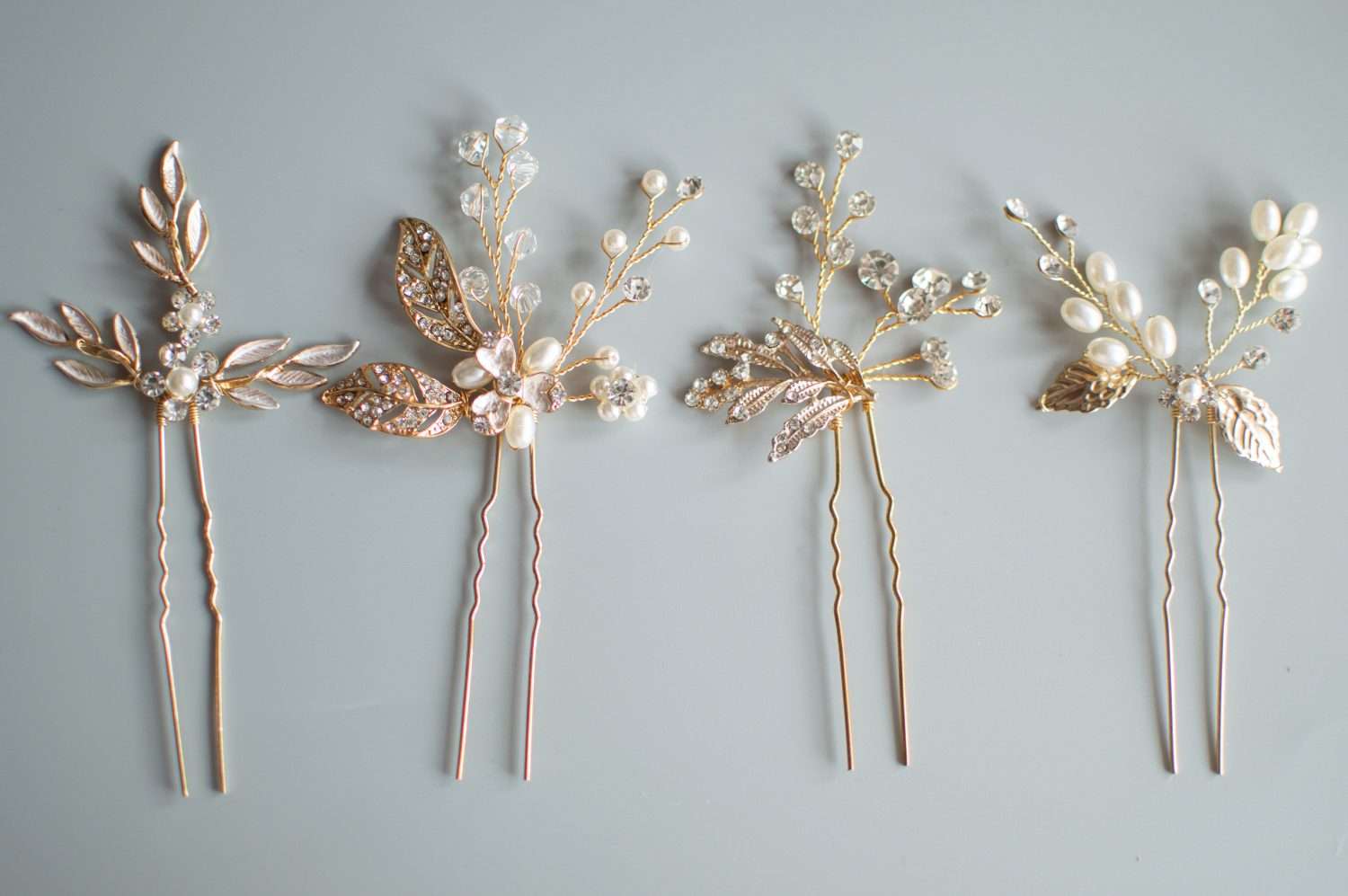 Gold hair pins Gold hair pins