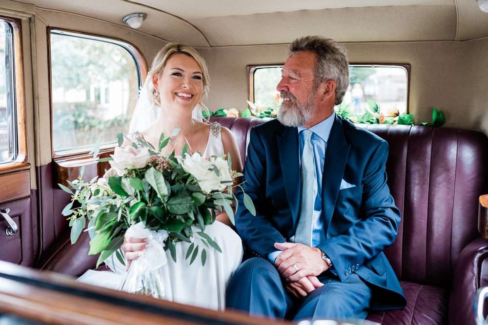 ivory crystal edged veil on real bride Roh