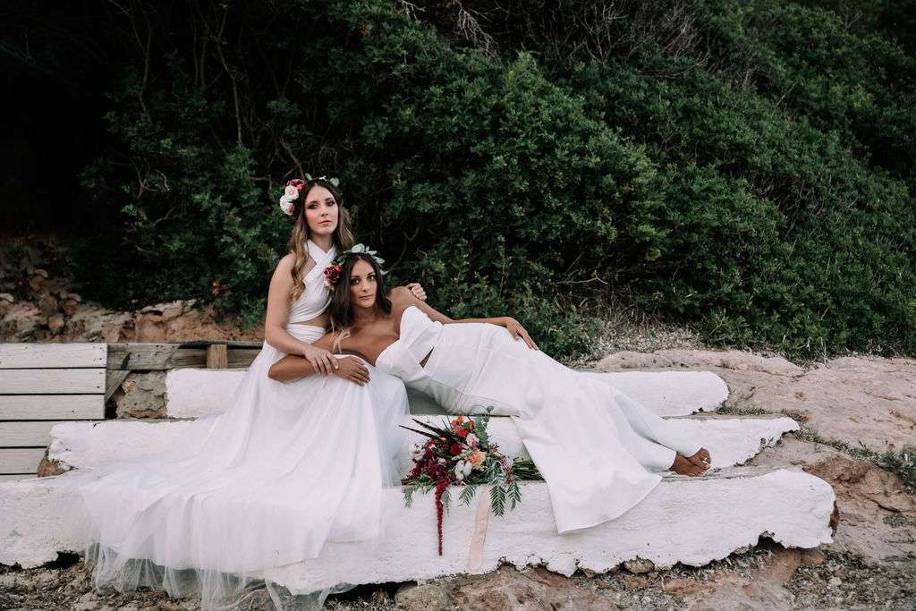 Double bride wedding