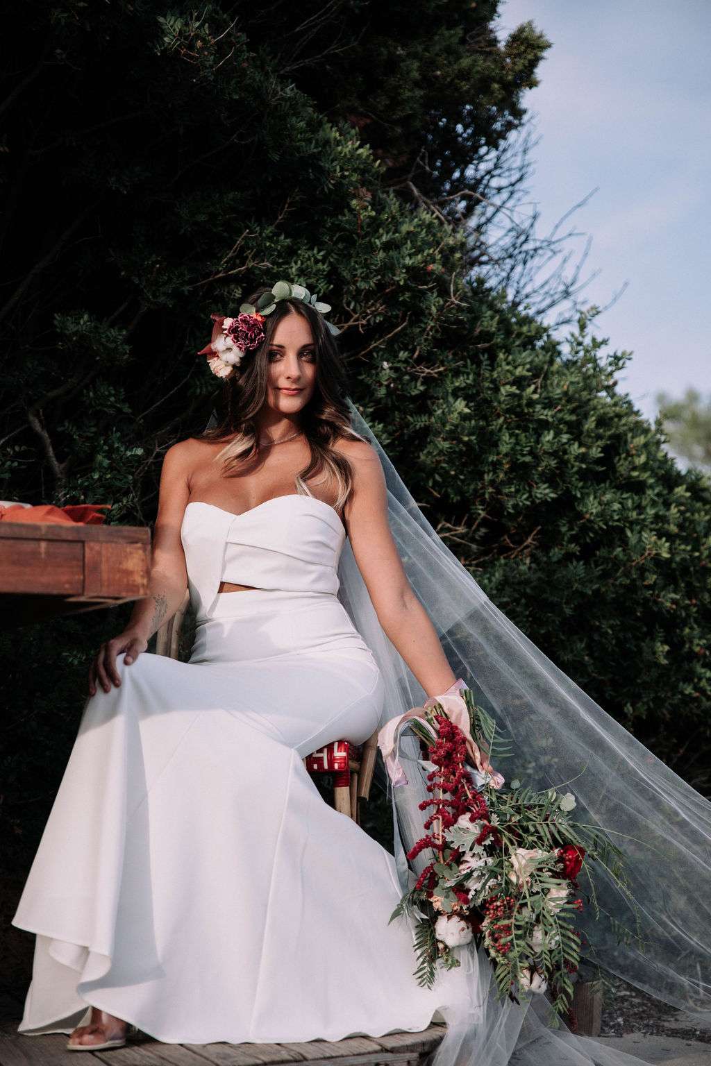 wedding at sunset in ibiza