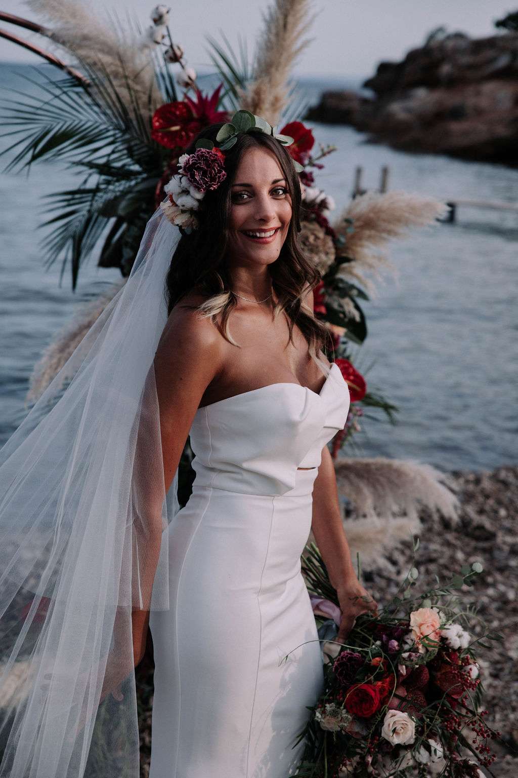 cathedral veil, lgbtq wedding
