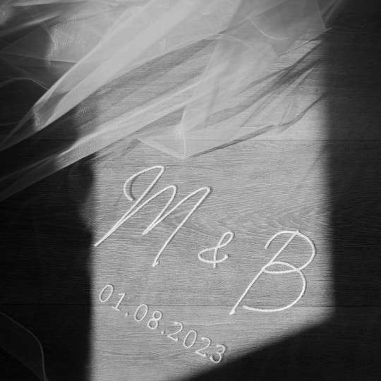 personalised wedding veils