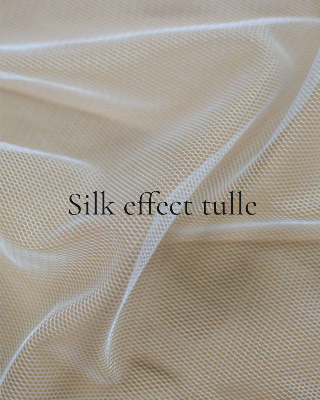 Veil Colours & Fabrics - Silk Effect tulle close up