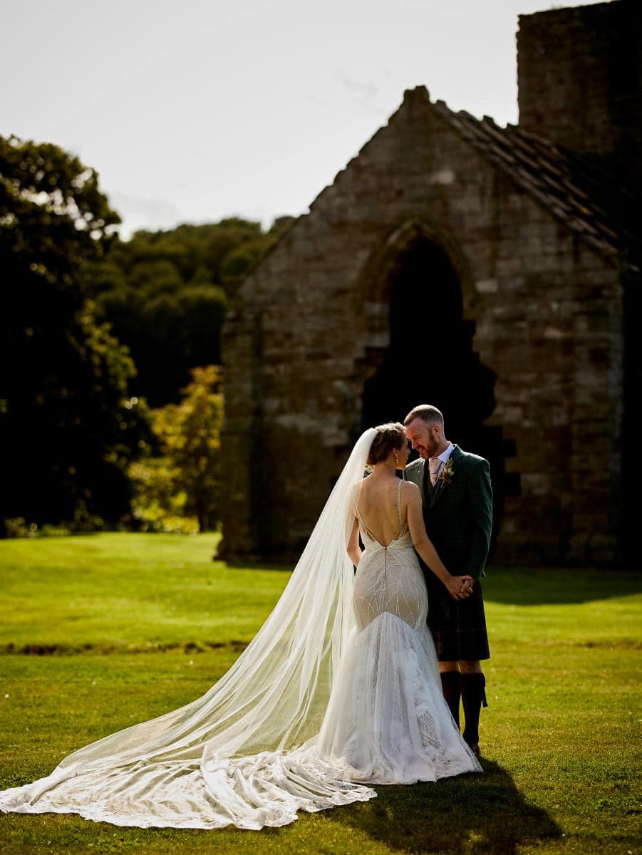 shaped edge wedding veil - Ailsa (3) shaped edge wedding veil