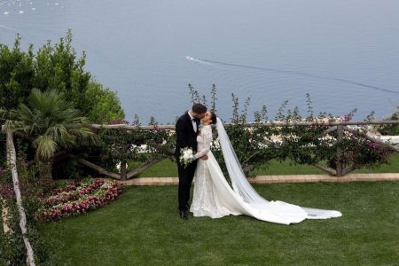 Amalfi Coast Wedding | Sally's Bespoke Veil with Chantilly Lace Trim 34 bespoke veil with chantilly lace trim featured image
