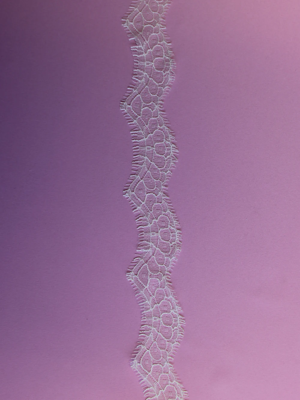 Esme – Two Tier Chapel Length Veil with Chantilly Lace Edge 5 new Esme ivory chantilly lace trim darcey